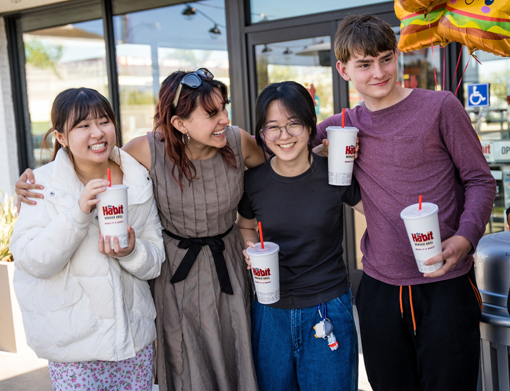 Emily Leo (Junior), Tira Smith (Senior), Cynthia Zhou (Sophomore), Max Madsen (Sophomore)